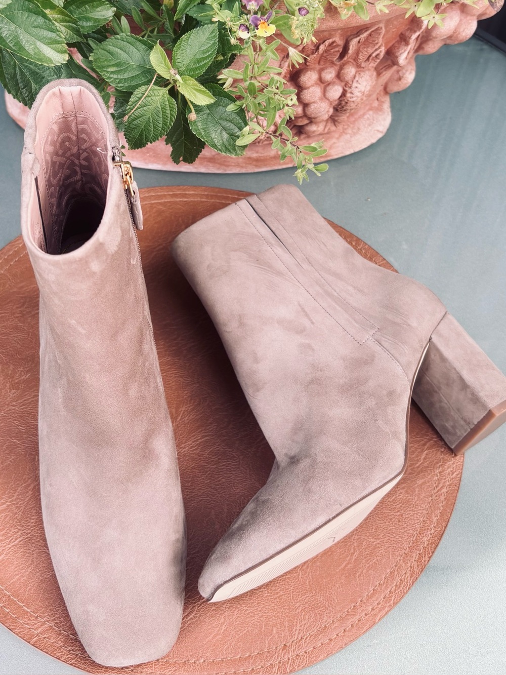 Cole Haan Chrystie Ankle Boots in Suede NEW!
